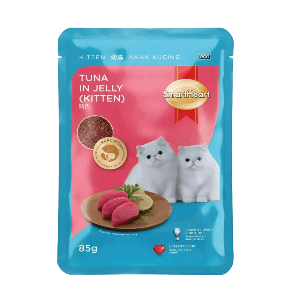 SmartHeart Kitten Pouch – Tuna in Jelly (85g)